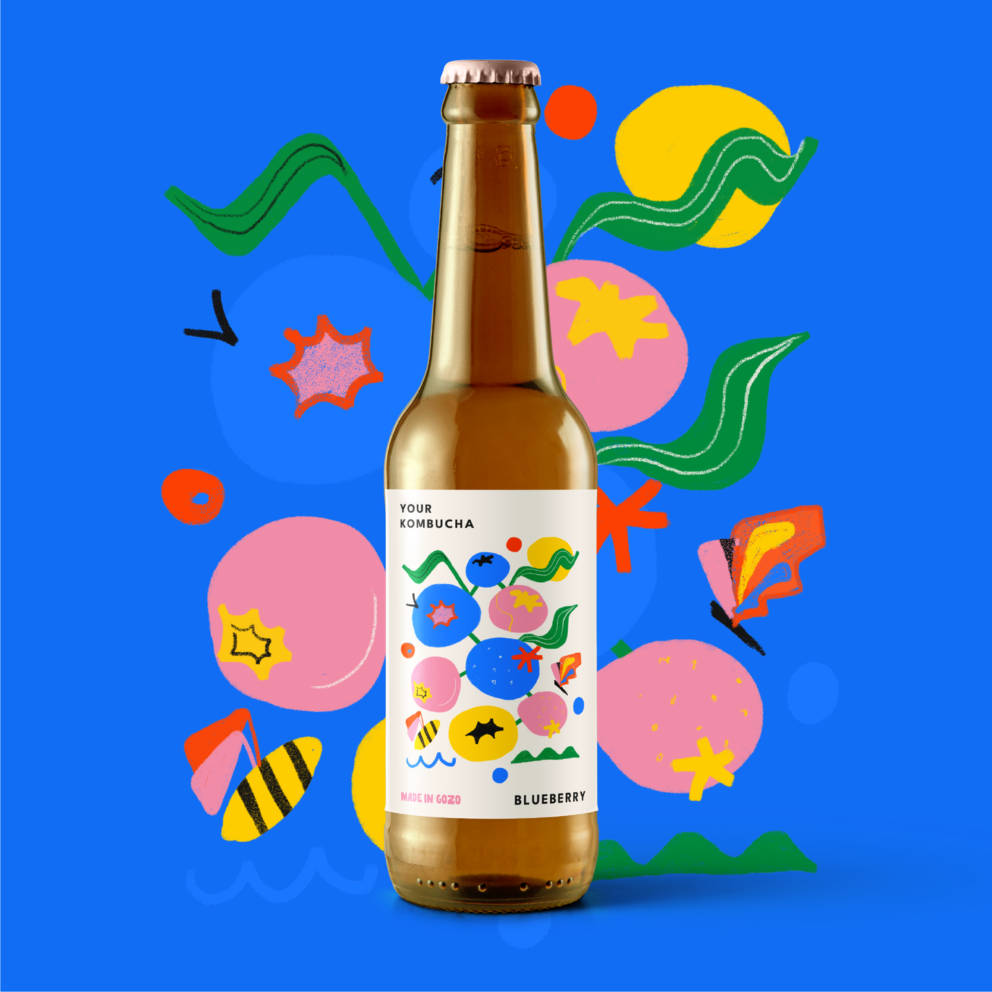 Your Kombucha: Blueberry