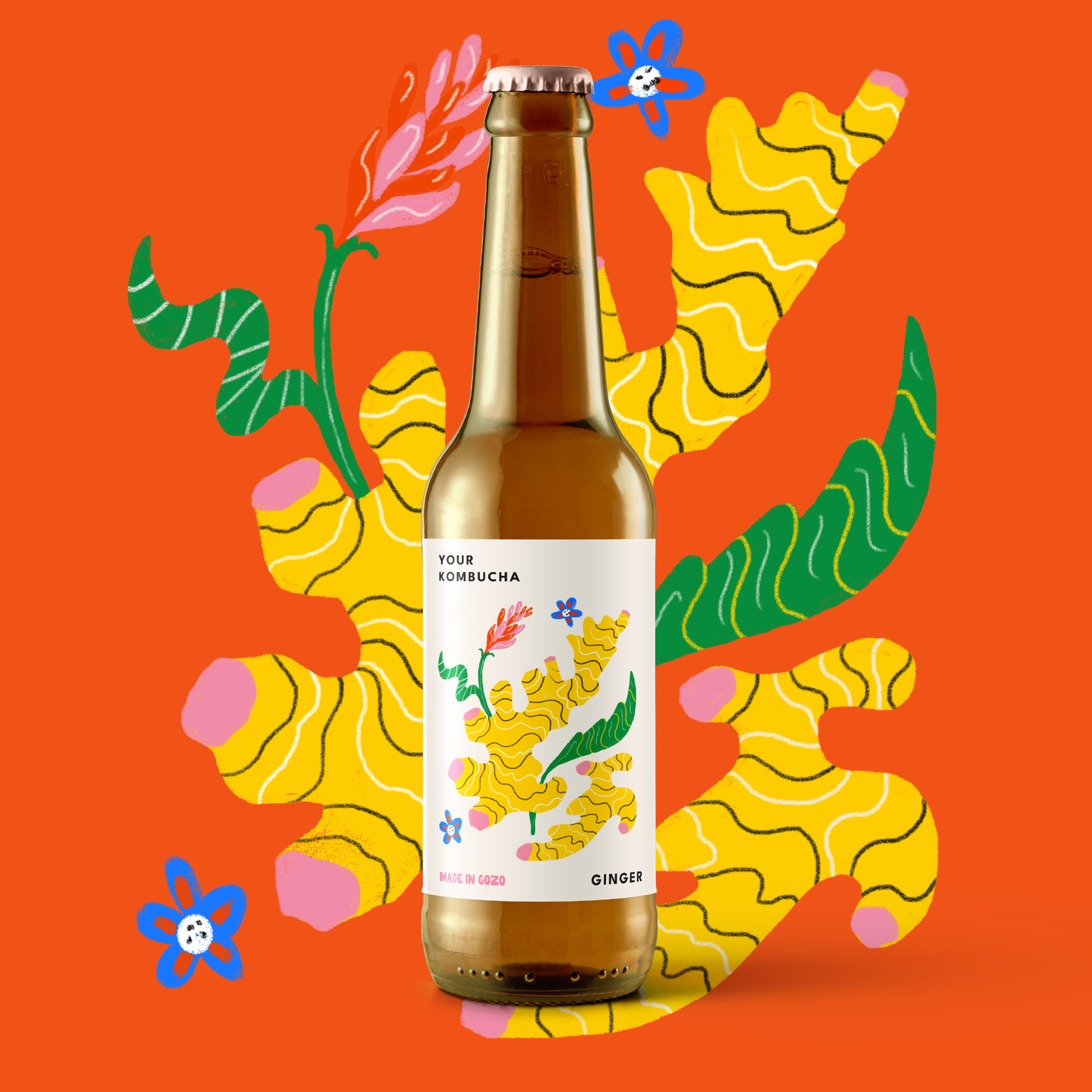 Your Kombucha: Ginger